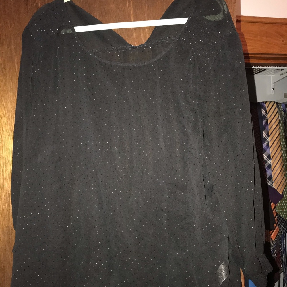 Maurices lightweight pretty black top XXL